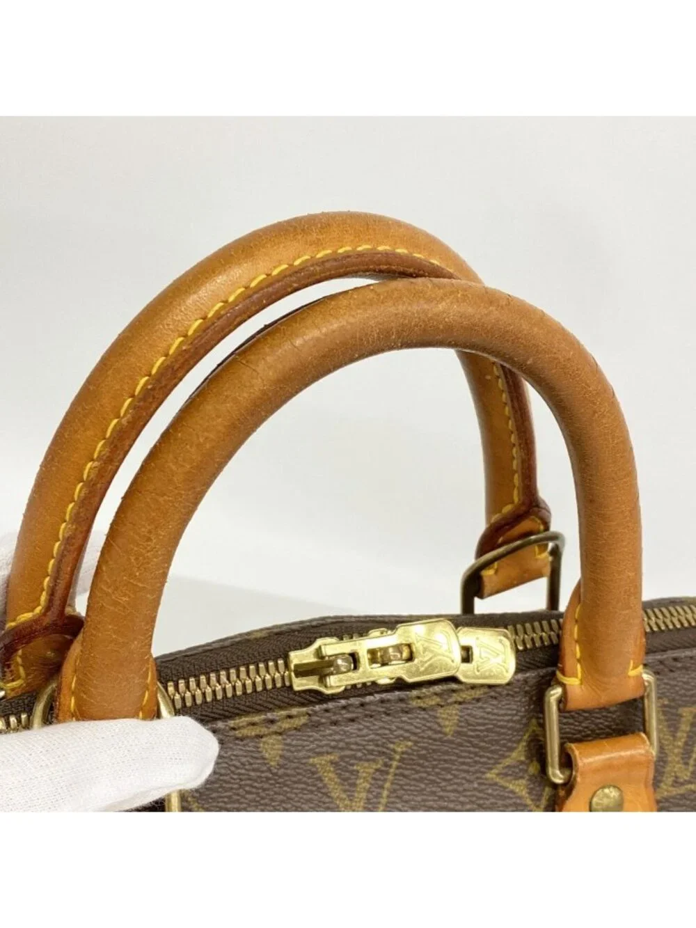 Louis Vuitton Handbag Monogram Alma Brown